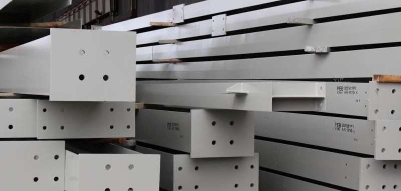 Galvanized steel sections after inspection